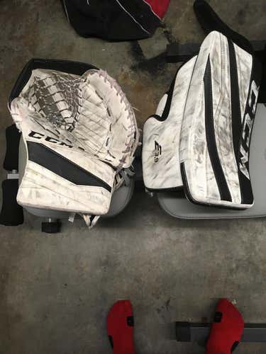 CCM E3.9 Goalie Glove & Blocker Regular (blocker is senior glove is intermediate)