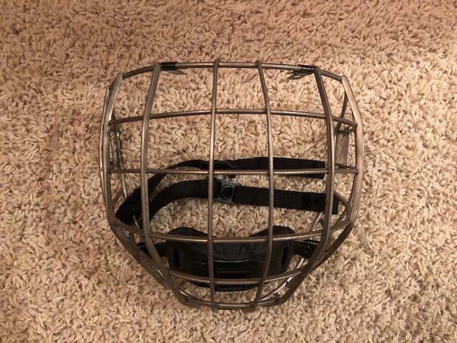 New CCM FitLite Titanium Cage - Senior Size Small