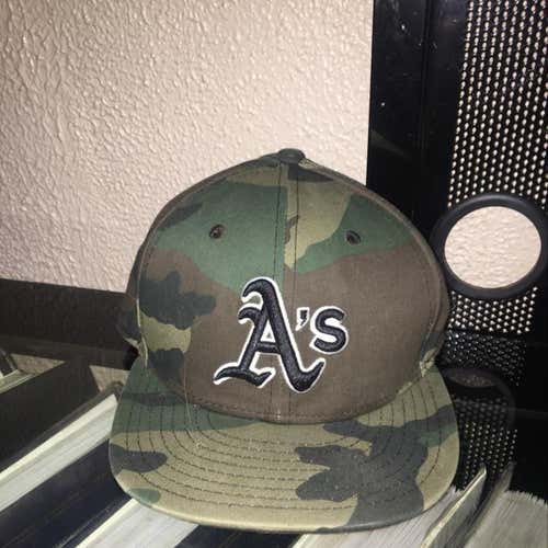Oakland A's Camo Limited Edition 7 1/4 New Era Hat