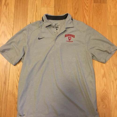 Harvard Lacrosse L Nike Polo - Team Issued