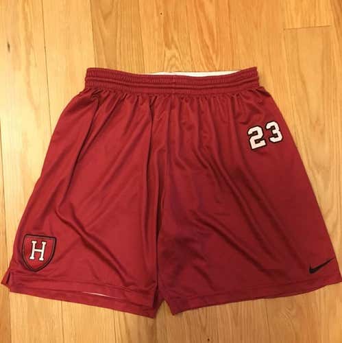 Harvard Lacrosse #23 XL Nike Shorts - Team Issued