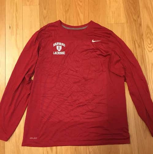 Harvard Lacrosse #23 XL Nike Long-Sleeve Shirt - Team Issued