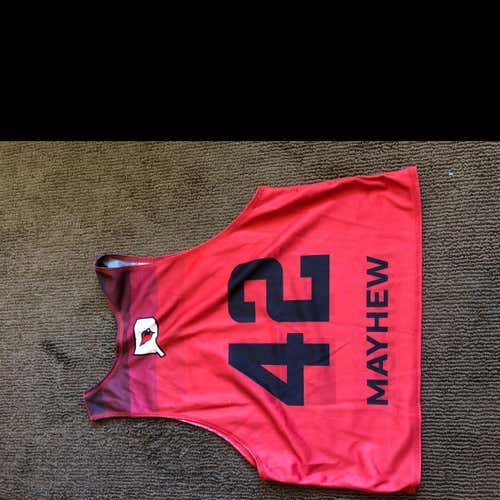 CT Cardinals/Wesleyan Red/Gray Pinnie