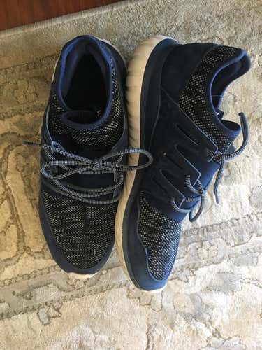 Blue Adidas Lifting Shoes