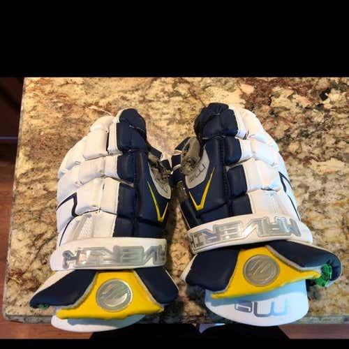 Maverik M4 Michigan Game Lacrosse Gloves #3