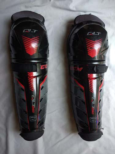 CCM QLT 250 Shin Guards/Pads 14''