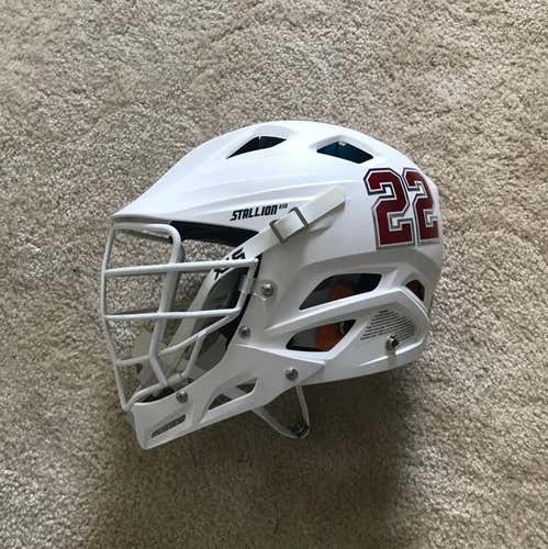 Ohio State Matte White Stallion Helmet