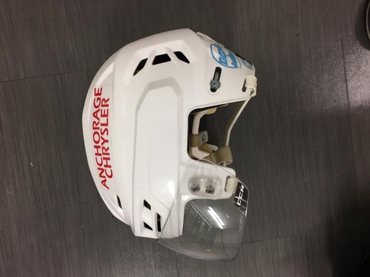 Alaska Aces Echl Pro Stock Helmet