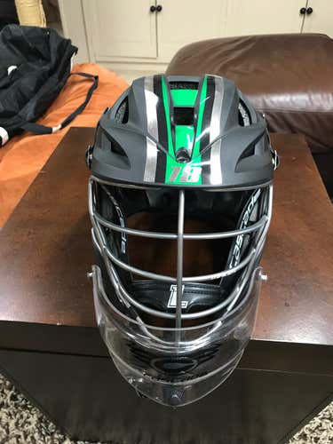 2018 Loyola Cascade S black game helmet