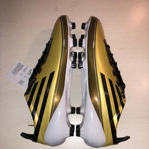 Adidas F50 Adizero TRX FG (Synthetic) Metallic Gold/Black/White (NEW)