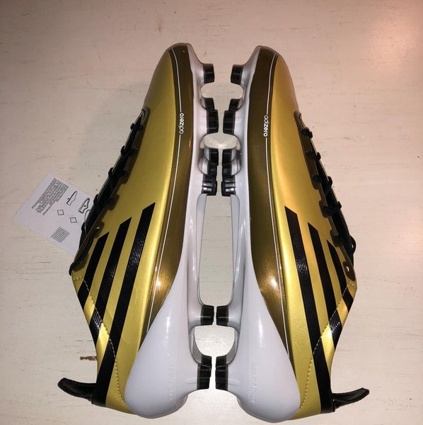 Adidas F50 Adizero TRX FG (Synthetic) Metallic Gold/Black/White (NEW)