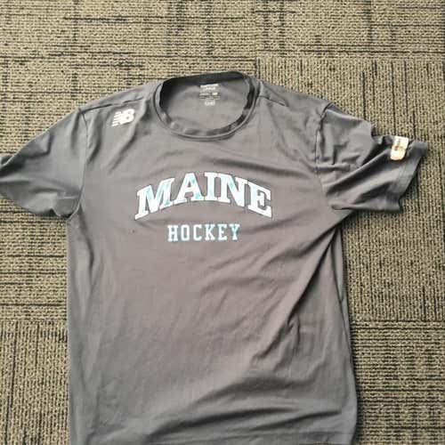Bundle Deal - UMain workout shirt/ Maine training shorts / Umaine Pull over (gray)