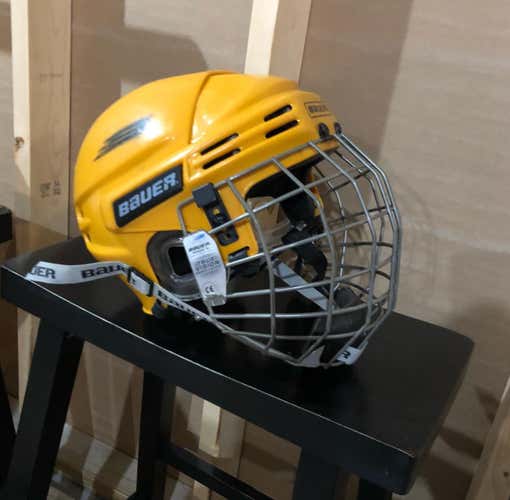 Yellow Bauer Helmet