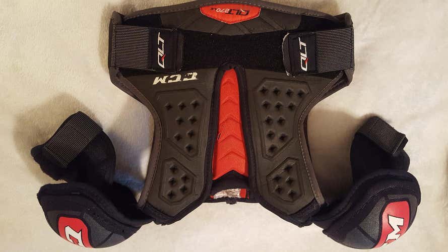 CCM QLT 270 LE JUNIOR SMALL SHOULDER PADS