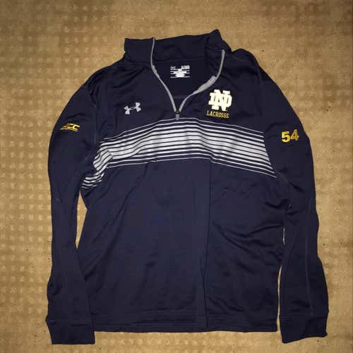 Notre Dame Team Issued 1/4 Zip Sweatshirt