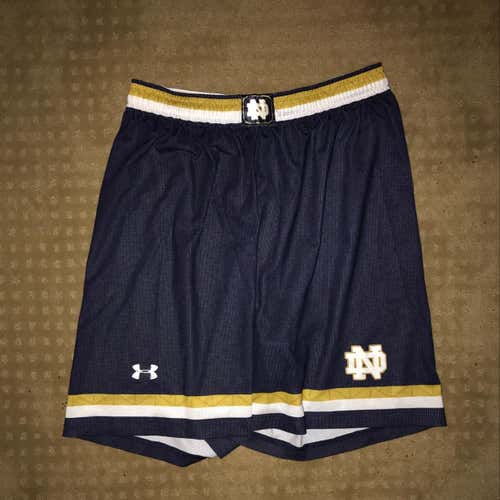 Notre Dame Team Issued Game Shorts