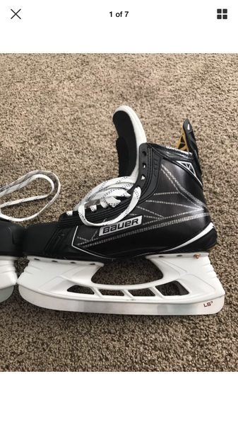 New Bauer Supreme 1S Skates Senior Size 8.5