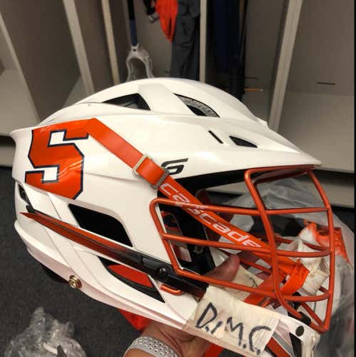 Syracuse Lacrosse 2018 Team Issued White Helmet