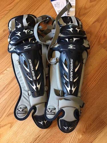 New Mizuno Youth Samurai Shins Catcher's Protective Gear Youth