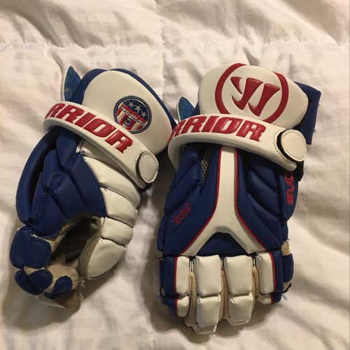 Warrior Evo All America Games Lacrosse Gloves Large