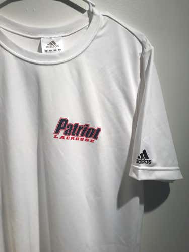 NEW ADIDAS ClimaCool Patriots Lacrosse Shooting Shirt sz L