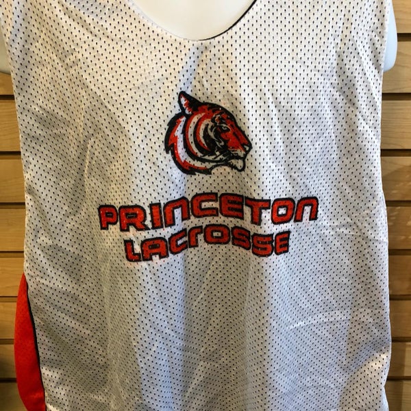 New! Warrior Princeton Lacrosse Pinnie, 2011, two sided white and black