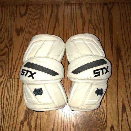 Unc Tarheels North Carolina Stx Shadow Arm Pads White