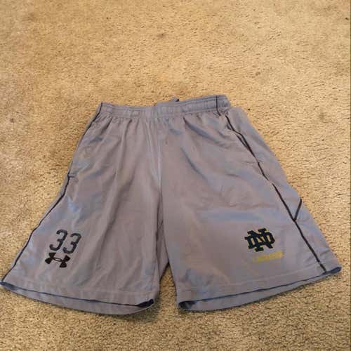 Team Issued Notre Dame Practice Shorts