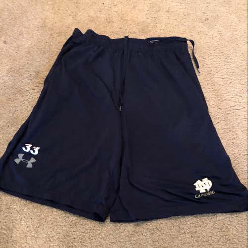 Team Issued Notre Dame Lacrosse Shorts