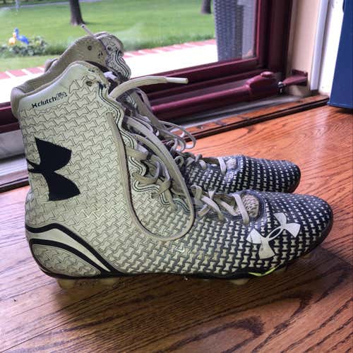 Navy Midshipmen Naval Academy Under Armour Highlight Cleats Size 10