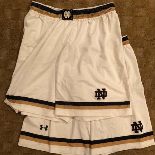 Notre Dame Team Issued Game Shorts