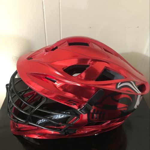 Rutgers Lacrosse Helmet Worn 3 Games