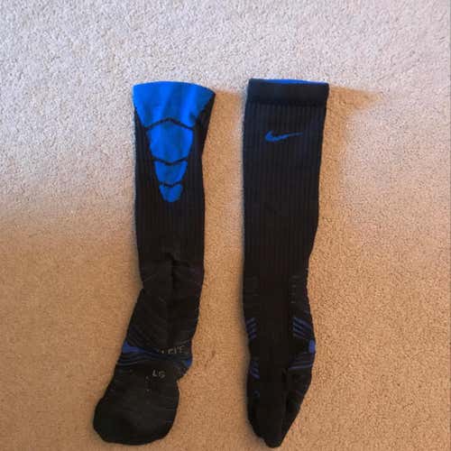 Black And Blue Nike Vapor Elite Socks