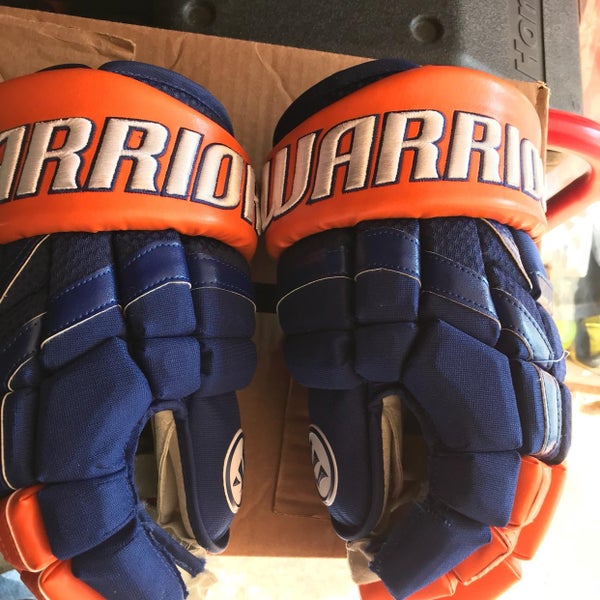New York Islanders Brain Strait DT1 Pro Warrior Pro Stock Gloves