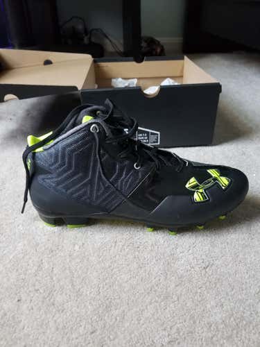 Brand New Banshee MC Cleats Blck/Neon green Size 8.5