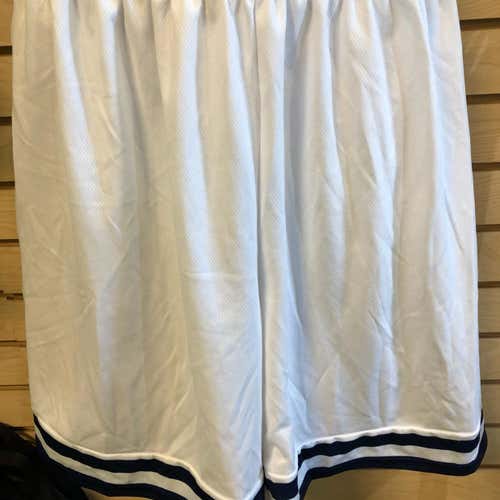 New Villanova Shorts, XXL, OT, White With Black Stripes