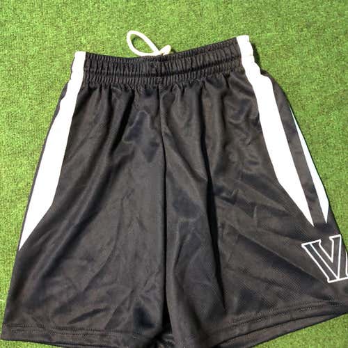 New! Villanova Shorts, YM, OT, Black With Light Blue And White Stripes On The Side