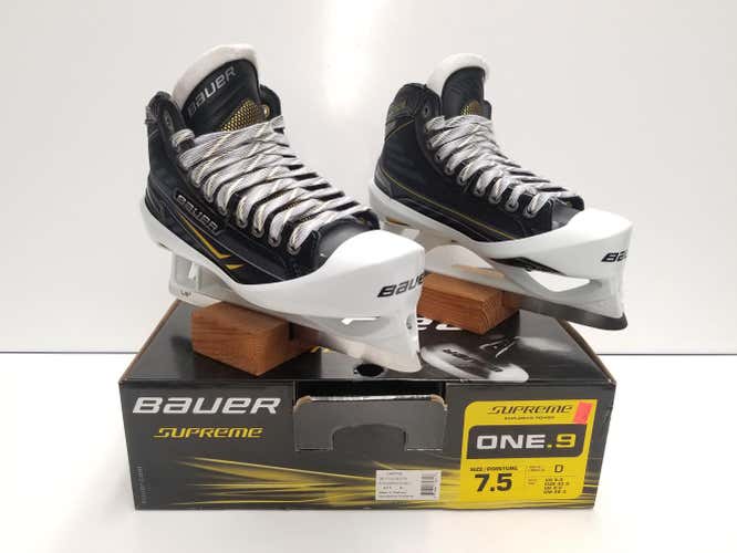 New Bauer Supreme One.9 Senior Goalie Skates (Size 9.5D)