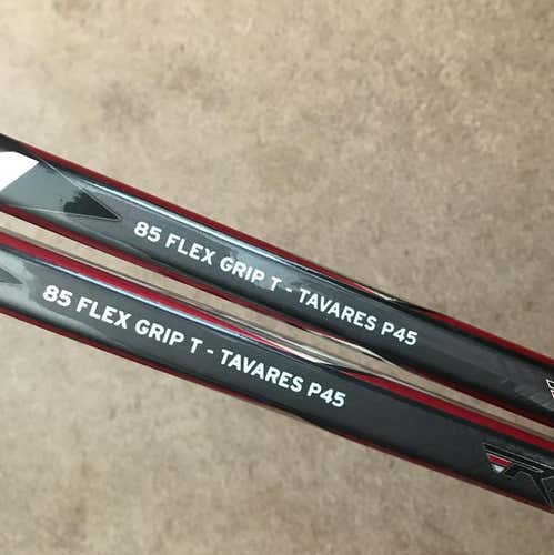 (2) CCM RBZ 130 Grip 85 Flex P45 Tavares Curve