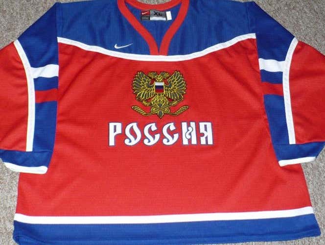Nike Team Russia Vintage 2004 Hockey Jersey