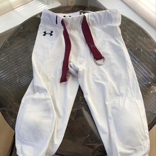 Under Armour White Football Pants