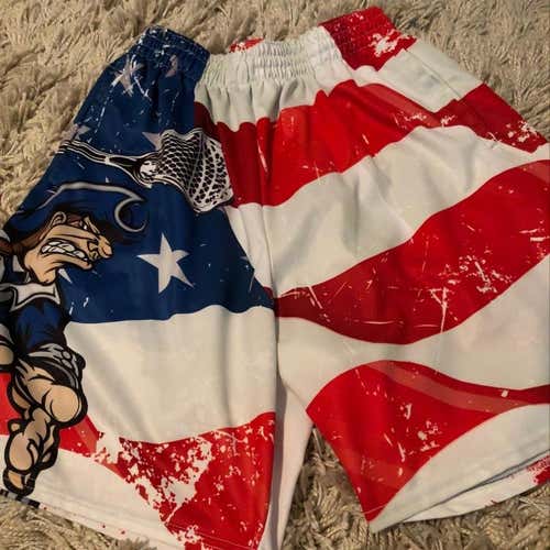Patriot Lacrosse Shorts By Reversible Lifestyle