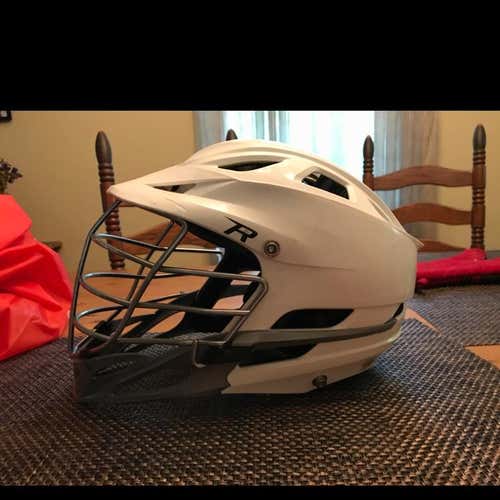 White Cascade R Lacrosse Helmet