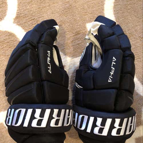 Warrior Alpha Pro Stock Gloves 13” BLK