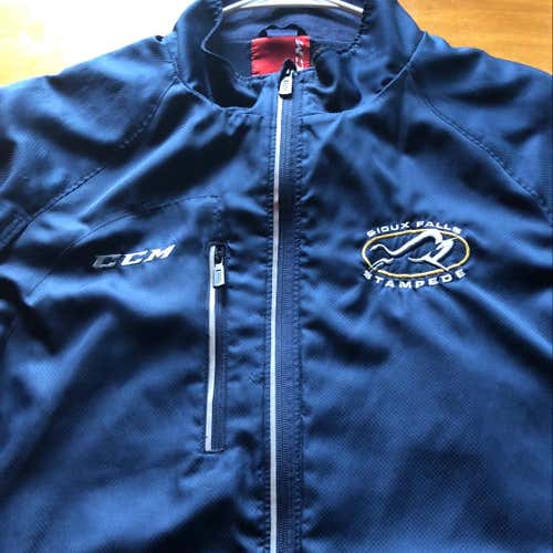 Sioux Falls Stampede TEAM Issued CCM Rink Jacket, Great condition.