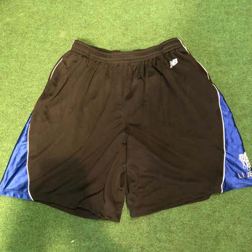 New! L.I. Jesters Lacrosse Shorts, XXL, OT, Black And Blue