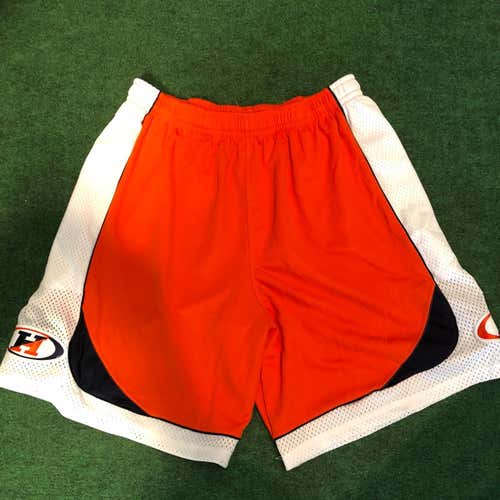 New! H Lacrosse Shorts, XL, OT, Orange, White, And Black