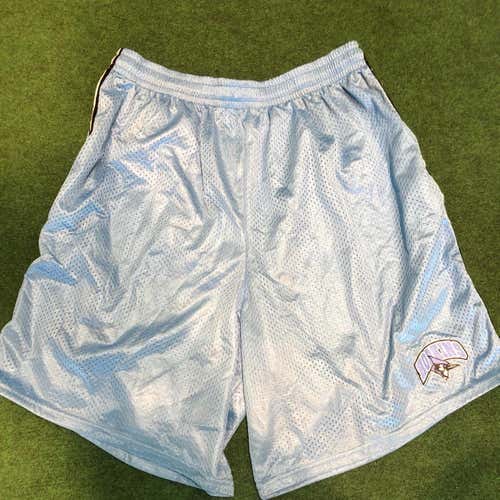 New! Retro Johns Hopkins Shorts, XXL, OT, Light Blue And White