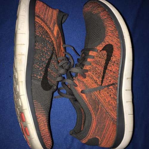 Nike Orange & Grey Flyknit Sz12