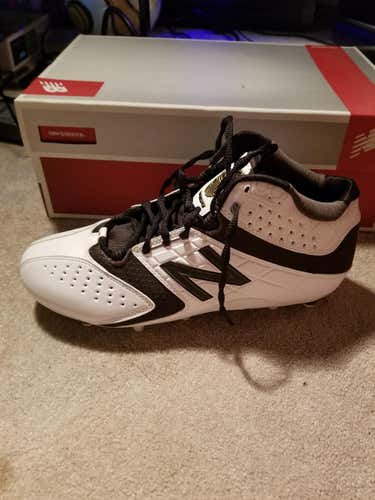 New Balance Brine King Cleats White/Black - Size 9